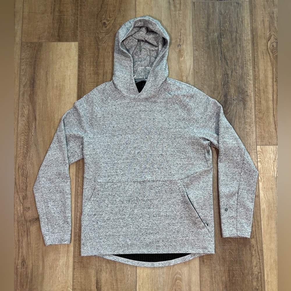 Lululemon Textured Hoodie Pullover – Size Medium – Gray